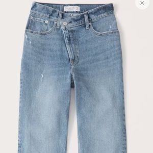 abercrombie curve love crossover jeans